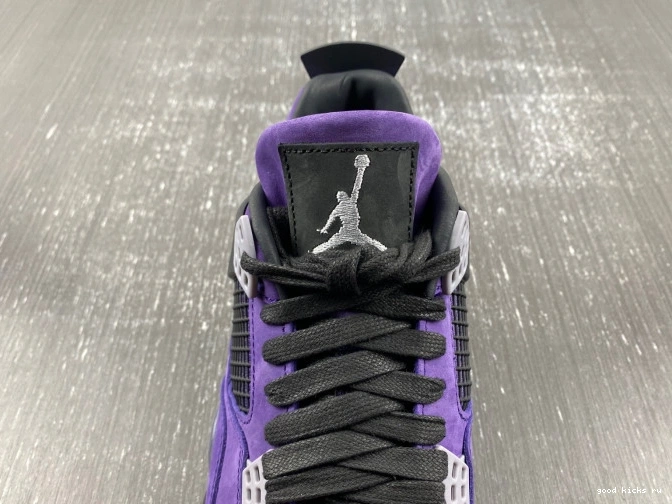 Rep x Scott Air Purple Travis Jordan 4 Suede 0711